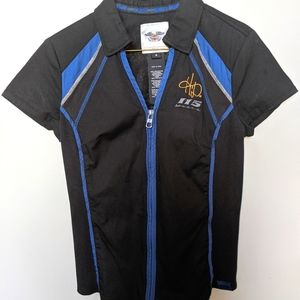 Harley Davidson women's zip up tee